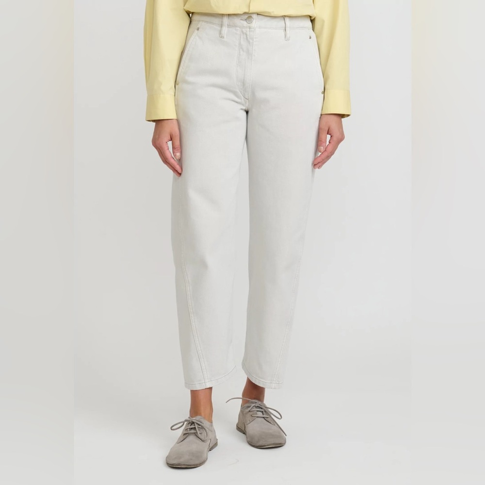 Lemaire Twisted Jeans Snow Grey Sz 38 (US 4/6)